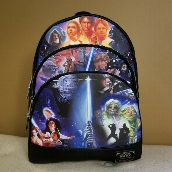 Loungefly Star Wars Original Trilogy Backpack NEW main image 7